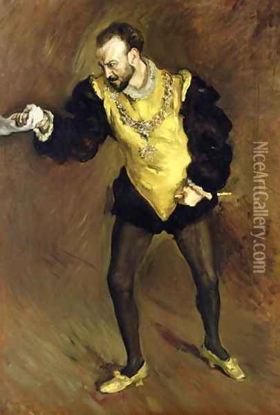 The Black DAndrade, 1903 Oil Painting - Max Slevogt