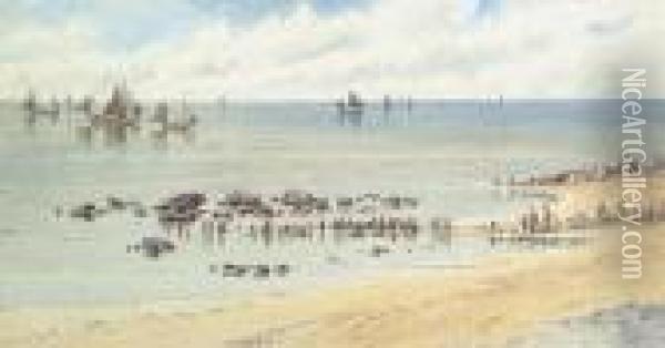 Hastings Beach Oil Painting - William James Boddy