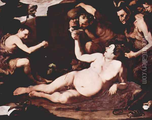 The trunkene Silenus Oil Painting - Jusepe de Ribera