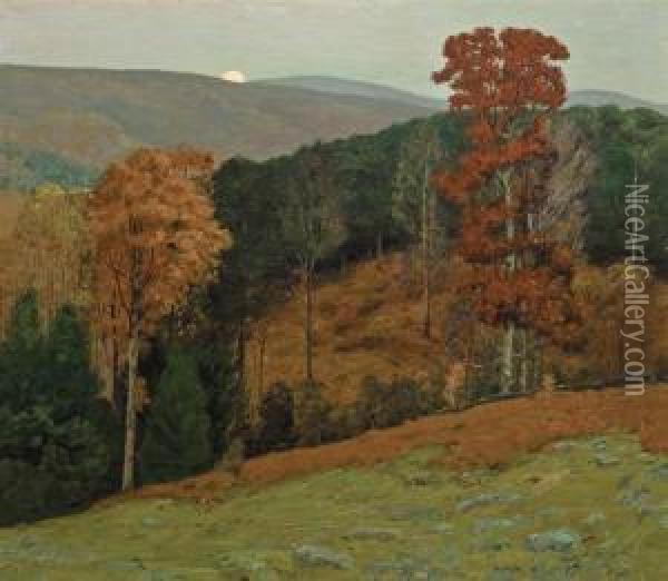 Autumn Sunrise Oil Painting - Ben Foster