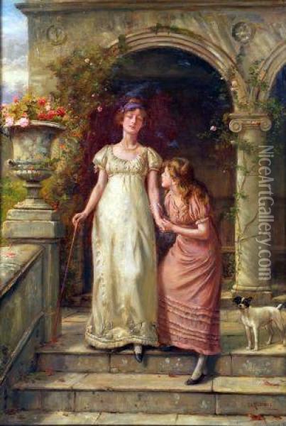 The Devoted Guide Oil Painting - George Goodwin Kilburne