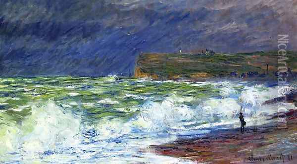 The Beach At Fecamp Oil Painting - Claude Oscar Monet