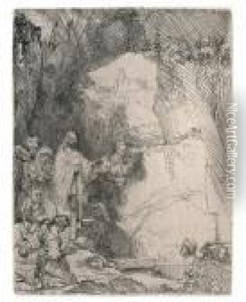 The Raising Of Lazarus Oil Painting - Rembrandt Van Rijn
