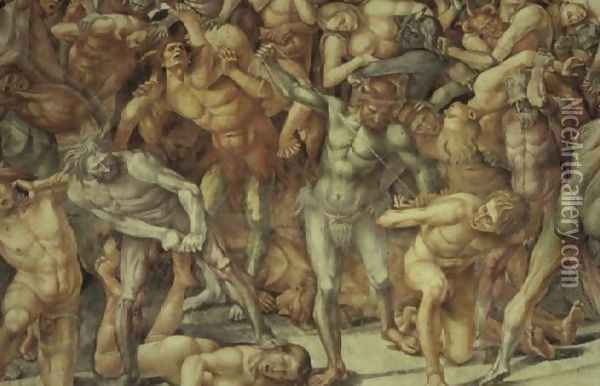 Hell, from the Last Judgement Oil Painting - Luca Signorelli
