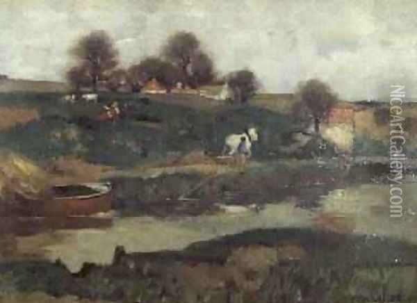 Canal 1895 Oil Painting - William York MacGregor