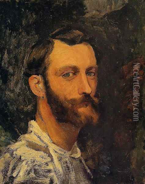 Self Portrait Oil Painting - Frederic Bazille