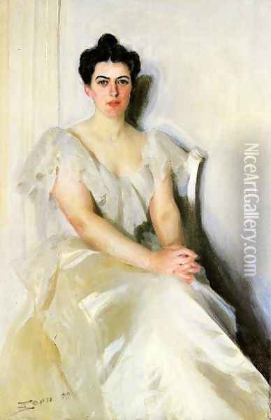 Frances Cleveland Oil Painting - Anders Zorn