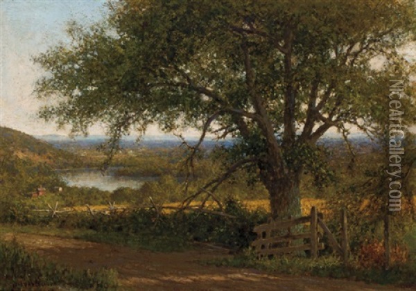 View To The River Oil Painting - Henry A. Ferguson