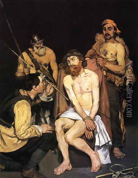 Jesus Mocked by the Soldiers Oil Painting - Edouard Manet