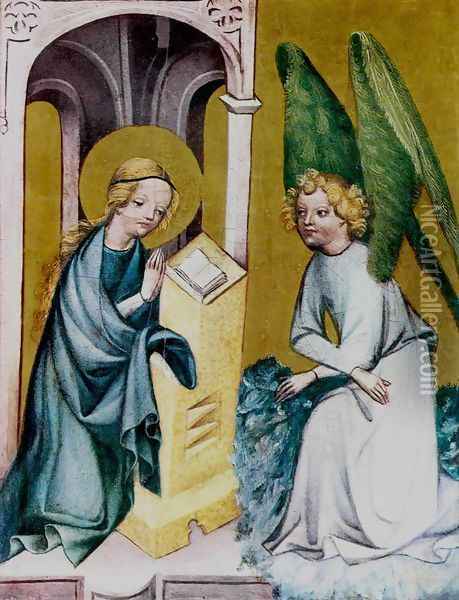 The Annunciation Oil Painting - Unknown Painter