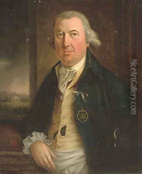 Portrait of a gentleman Oil Painting - Charles Wilson Peale