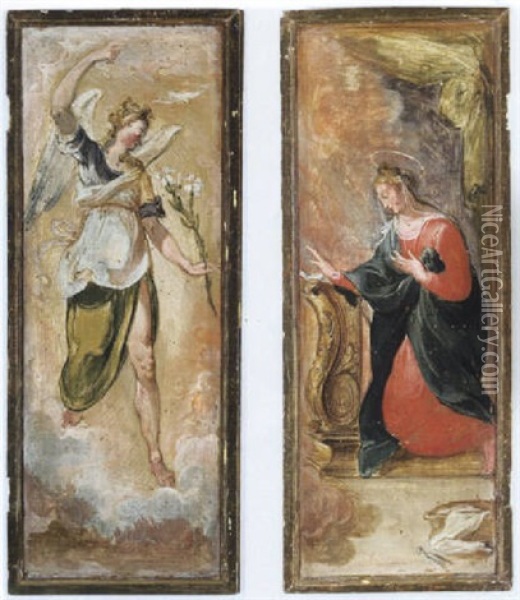 L'annuncianzione Alla Vergine Oil Painting -  Parmigianino