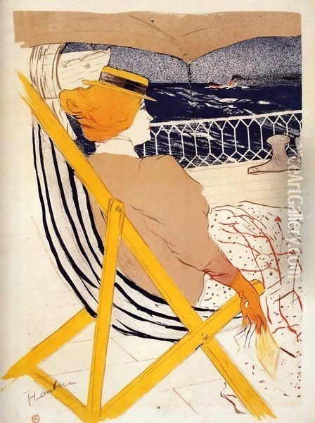The passager number 54 Oil Painting - Henri De Toulouse-Lautrec