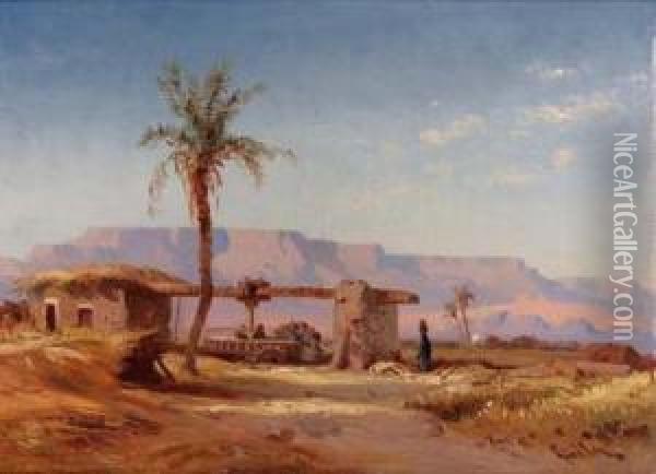 Paesaggio Orientale Oil Painting - Bernard Fiedler