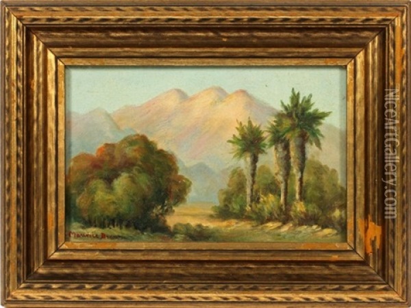 Mountainous Landscape San Diego County Oil Painting - Maurice Braun