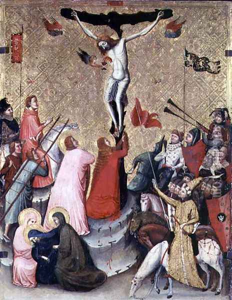 Crucifixion Oil Painting - Jacopino di Francesco Pseudo