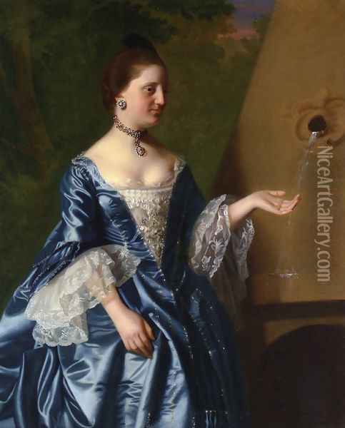 Mrs. Alice Hooper Oil Painting - John Singleton Copley