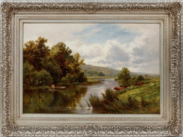 Landscape Oil Painting - Henry H. Parker