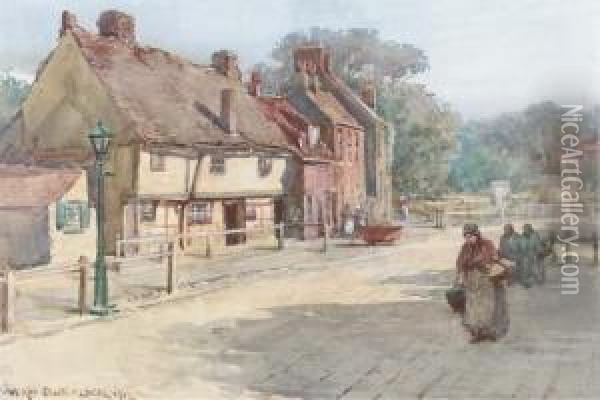 The Cattle Market, Sandwich Oil Painting - William Kay Blacklock