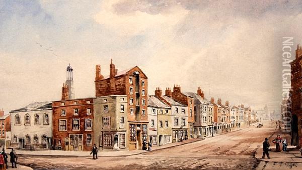Lord Street, South Side Oil Painting - William Gawin Herdman