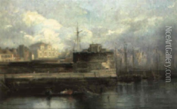 View Of Algiers Oil Painting - Victor Pierre Huguet