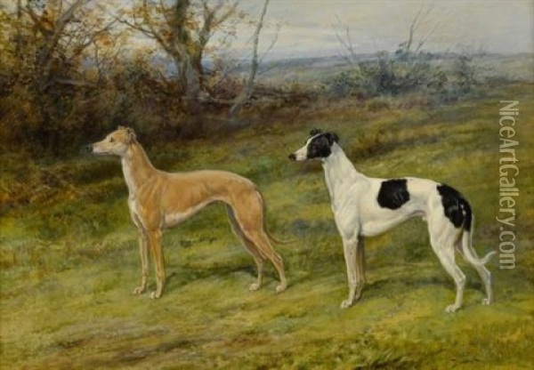 Fellow From Wales And Silvery Sand Oil Painting - Heywood Hardy