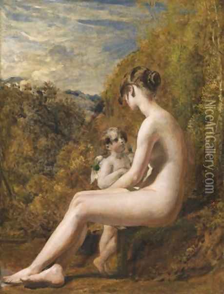 Venus and Cupid 4 Oil Painting - William Etty