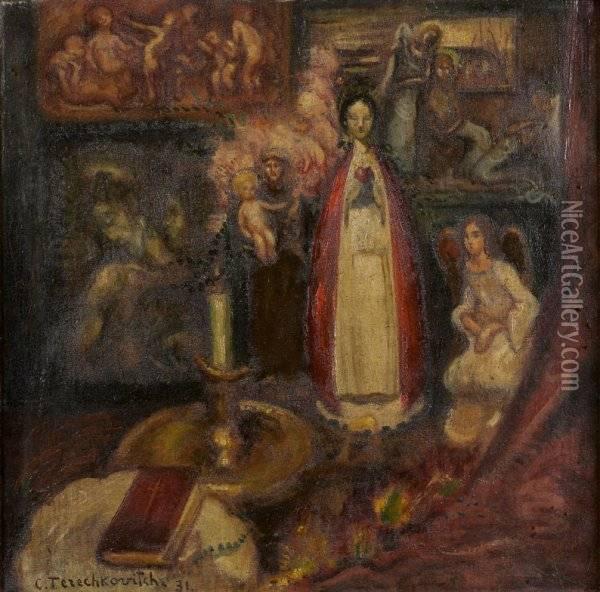 Le Treport Oil Painting - Nikolai Nikolaievich Gritsenko