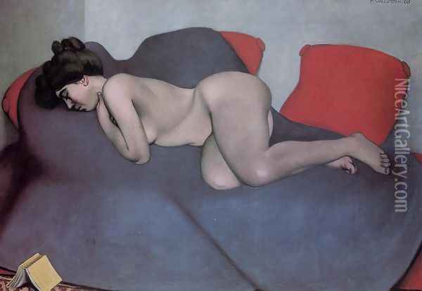 Sleep Oil Painting - Felix Edouard Vallotton