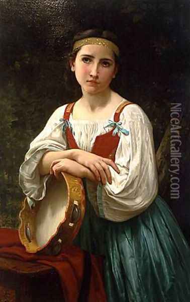 Untitled Oil Painting - William-Adolphe Bouguereau