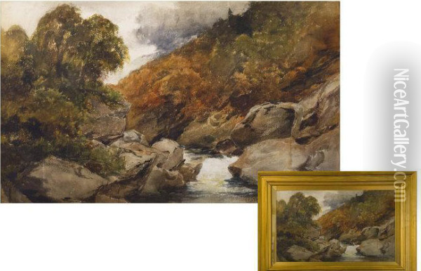 Probably The Lake District Oil Painting - John Finnie