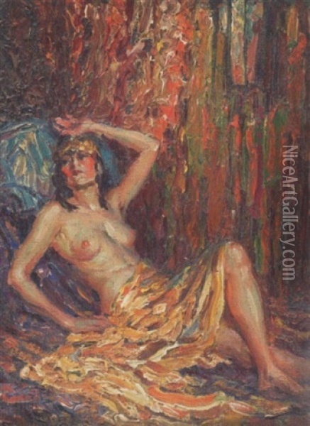 Gypsy Woman Oil Painting - Glenn C. Sheffer