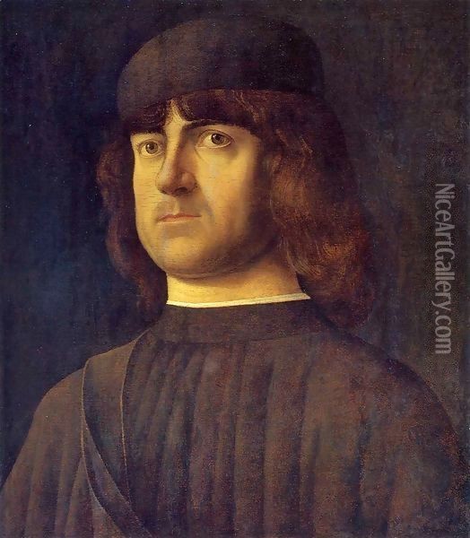 Portrait of a Man Oil Painting - Alvise Vivarini