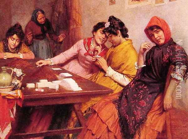 The Cigarette Makers of Seville Oil Painting - John Bagnold Burgess