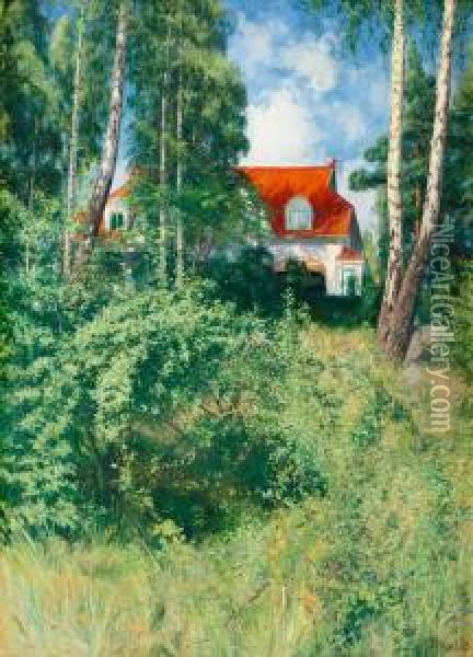 Fran Teno Oil Painting - Gustaf Theodor Wallen