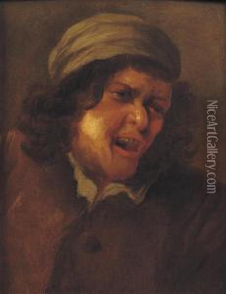 The Laughing Boor Oil Painting - Joos van Craesbeeck