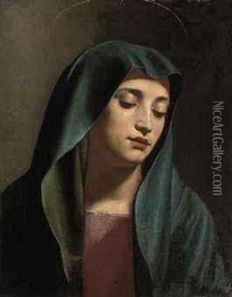 The Madonna Oil Painting - Guido Cagnacci