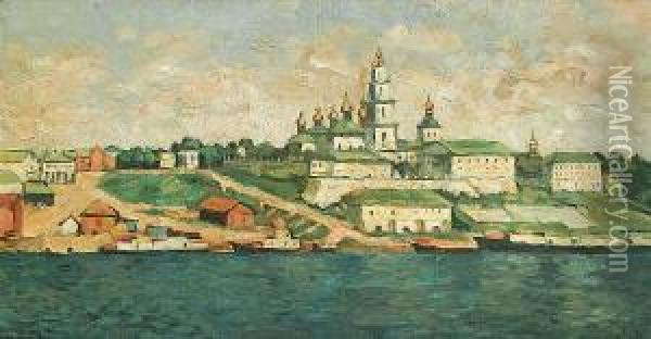 Kostroma Oil Painting - Piotr Ivanovich Petrovichev