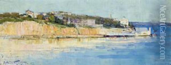 North Shore Sydney Oil Painting - Arthur Ernest Streeton