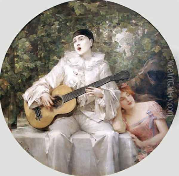 The Serenade Oil Painting - Leon Francois Comerre