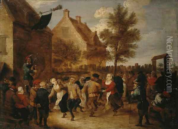 Rural Feast Oil Painting - Abraham Teniers