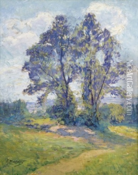 Bouquet D'arbres En Ete Oil Painting - Paul Madeline