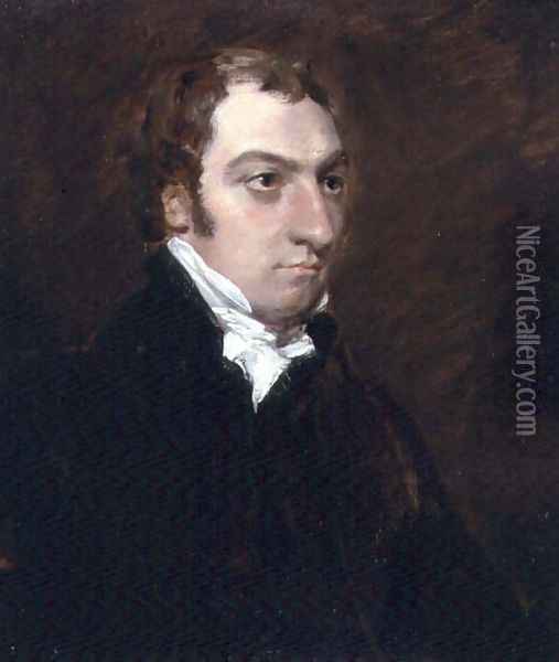 Portrait of John Fisher, Archdeacon of Berkshire, 1816 Oil Painting - John Constable