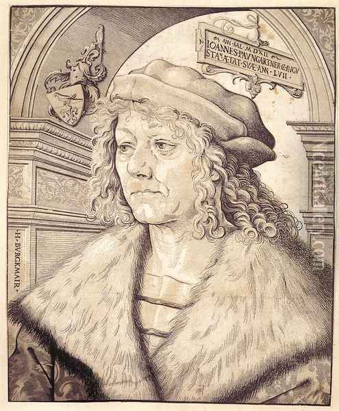 Portrait of Johannes Paumgartner 1516 Oil Painting - Hans Burgkmair the elder