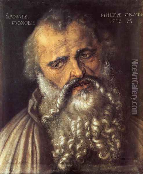 Apostle Philip Oil Painting - Albrecht Durer