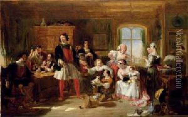 Dick Whittington And His Cat Oil Painting - Sir William Allan