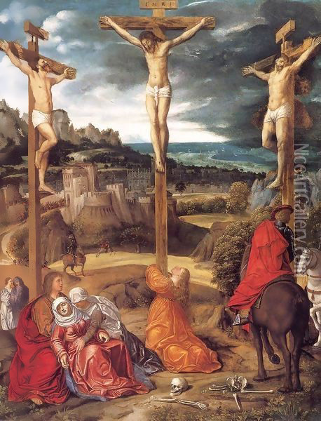 Crucifixion Oil Painting - Giovanni Girolamo Savoldo