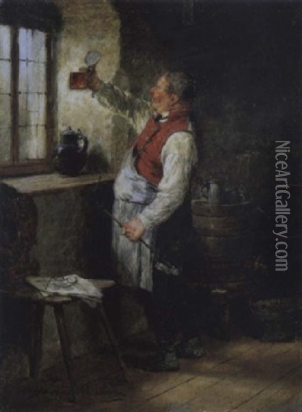 Der Gastwirt Oil Painting - Hugo Wilhelm Kauffmann