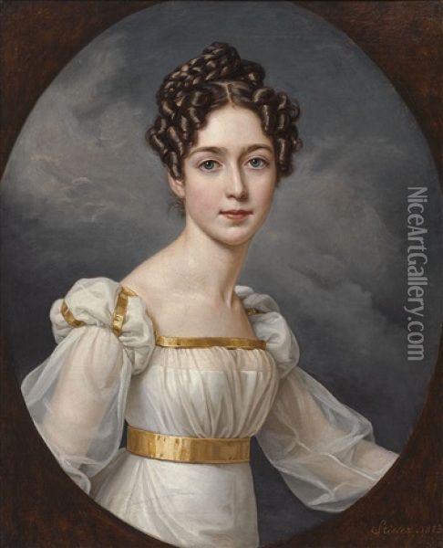 Josephine Kronprinzessin Von Schweden Oil Painting - Joseph Karl Stieler