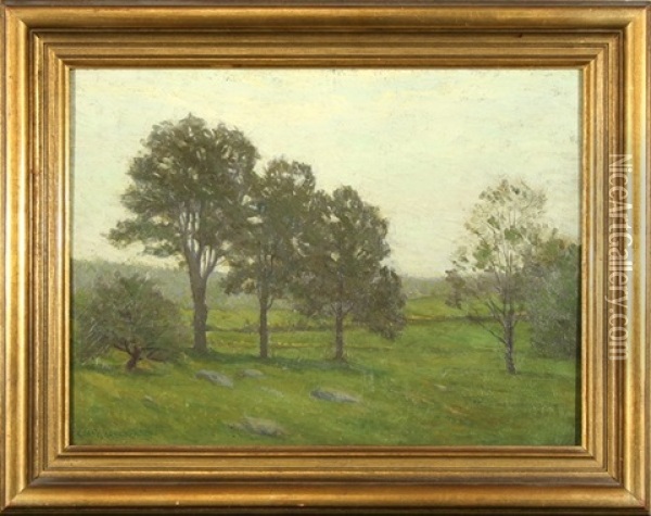 Summer Landscape ( Bloomfield, Nj?) Oil Painting - Charles Warren Eaton